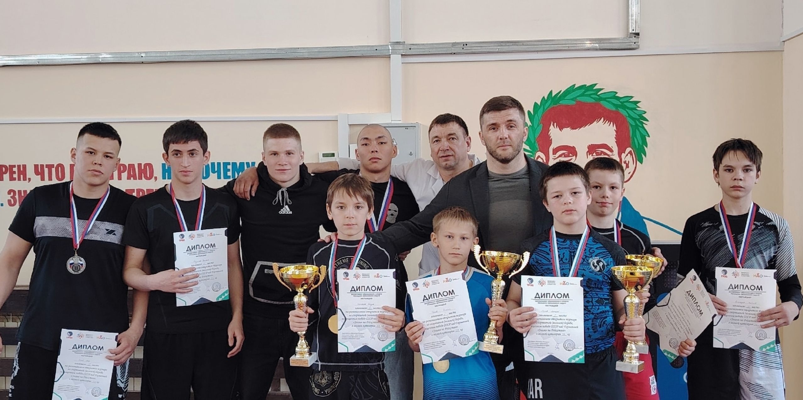 Спортсмены «Лидера» завоевали первые места на турнире по вольной борьбе
